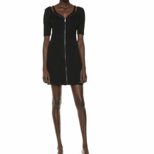Bailey 44 Black Mini Dress with Zipper